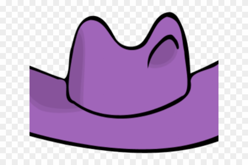 Cowboy Hat Clipart Purple Hat - Cartoon Cowboy Hat #397739