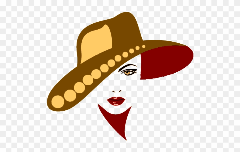 Graphics Female Silhouette - Sombreros En Punto De Cruz #397744