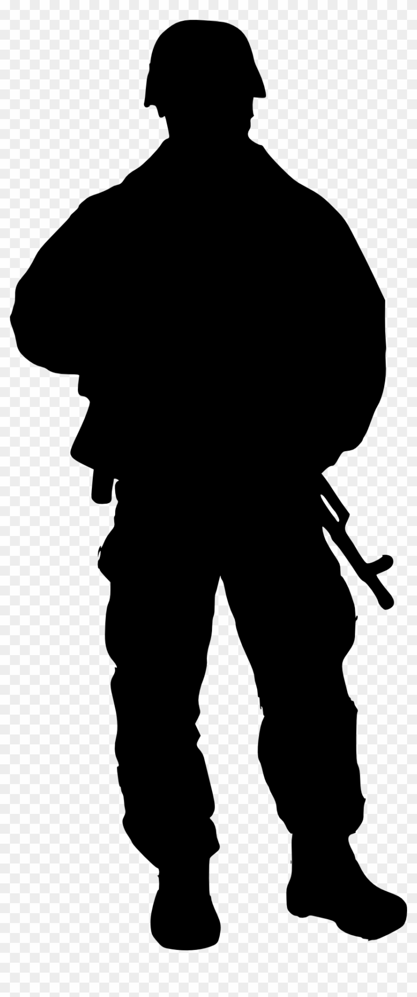 Silhouette Of A Soldier - Slutty Cowgirl Silhouette Png #397747