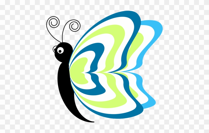 Gambar Kupu Kupu Berwarna Warni - Butterfly Cartoon #397779