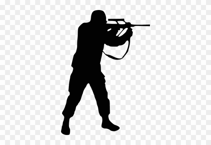 Http - //www - Fussballwetten - Info/counter Strike - Soldier Silhouette Army Png #397795