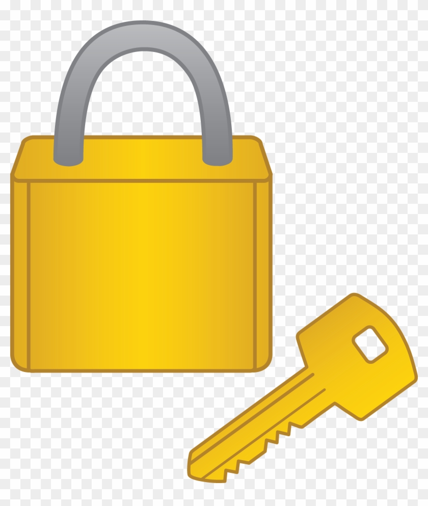 Door Clipart Lock And Key - Lock And Key Cartoon #397858