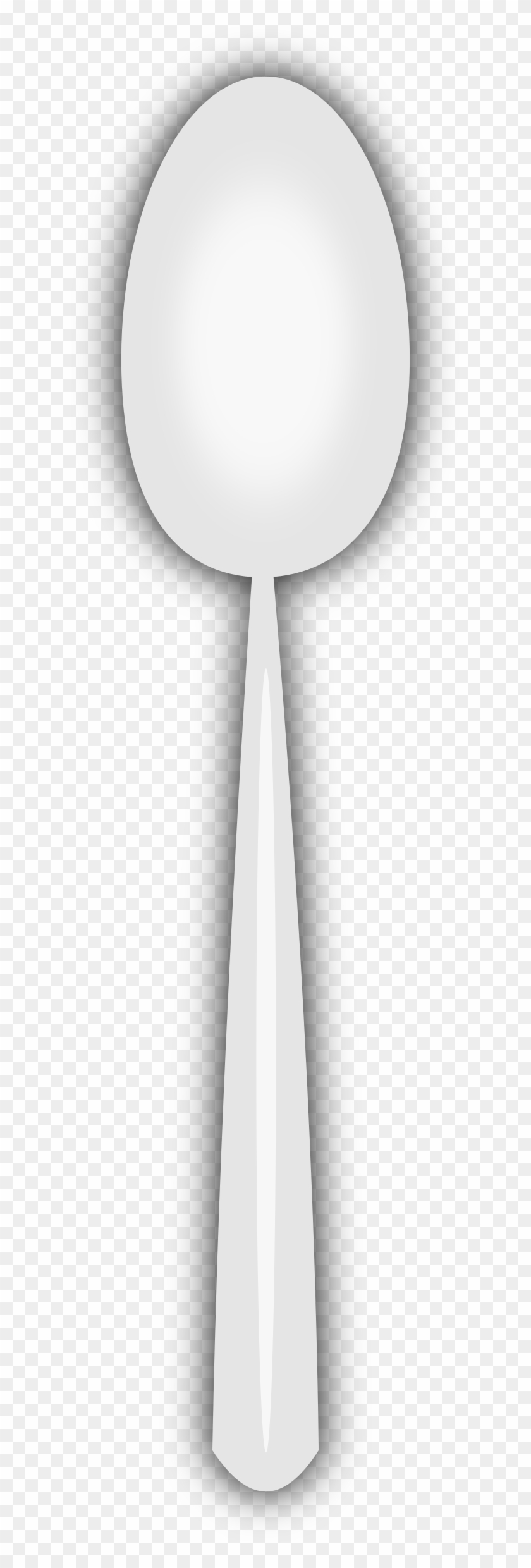 Plastic Spoon Clipart - White Spoon Vector Png #397904