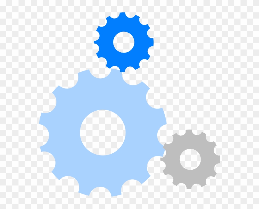 Blue Gear Clipart #397927