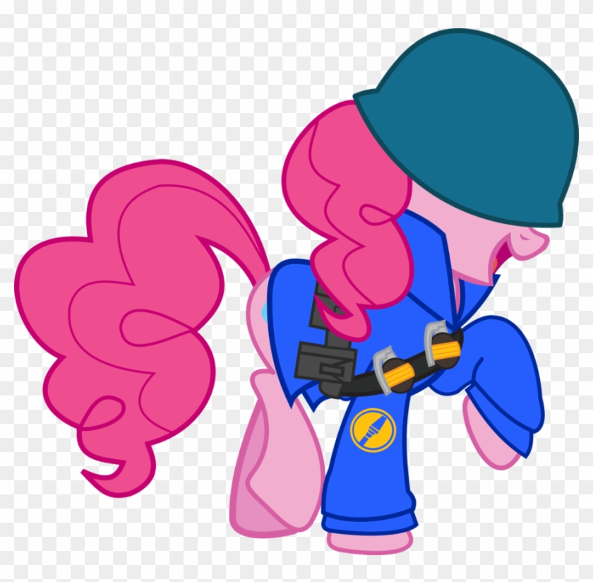 Pinkie Pie Soldier By Hokutto - Tf2 Pinkie Pie #397957