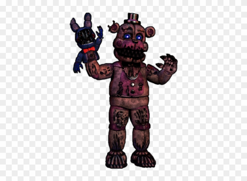 Thesoldiernatior5000 11 0 Nightmare Funtime Freddy - Fnaf 1 Golden Freddy #397966