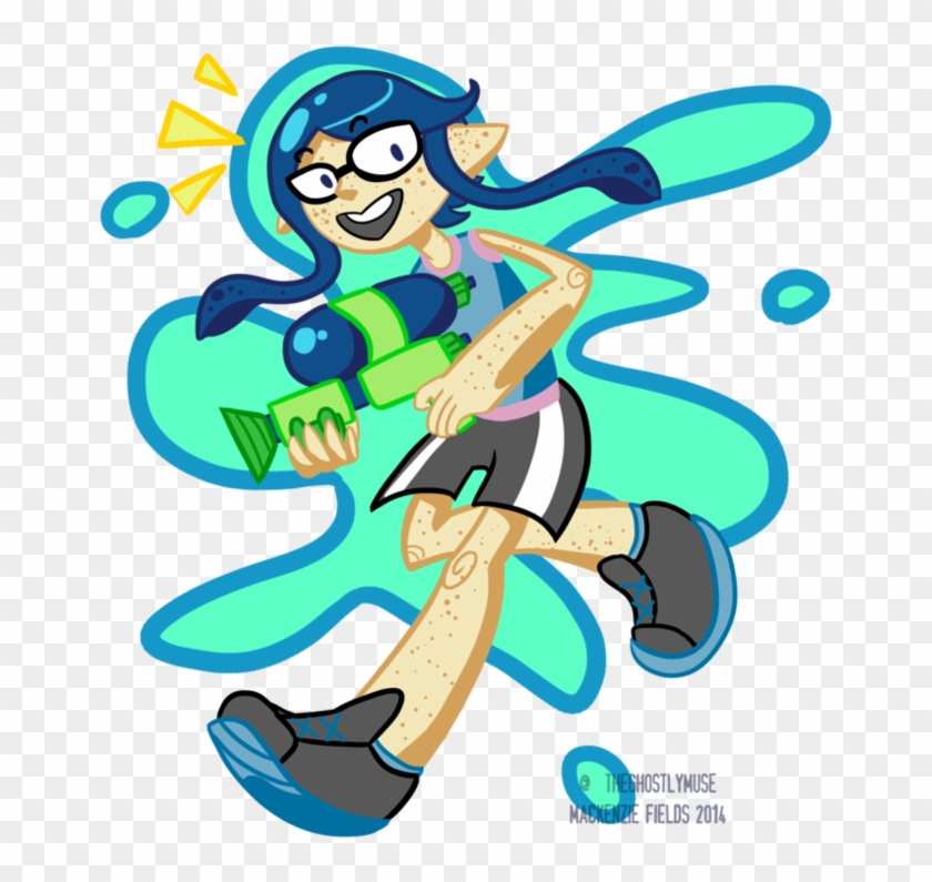 Splatoon Soldier By Ghostlymuse - Cartoon #397971