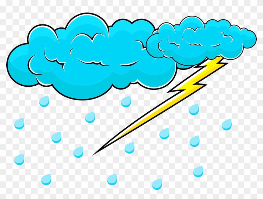 Thunderstorm Lightning Clip Art - Thunderstorm Lightning Clip Art #398165