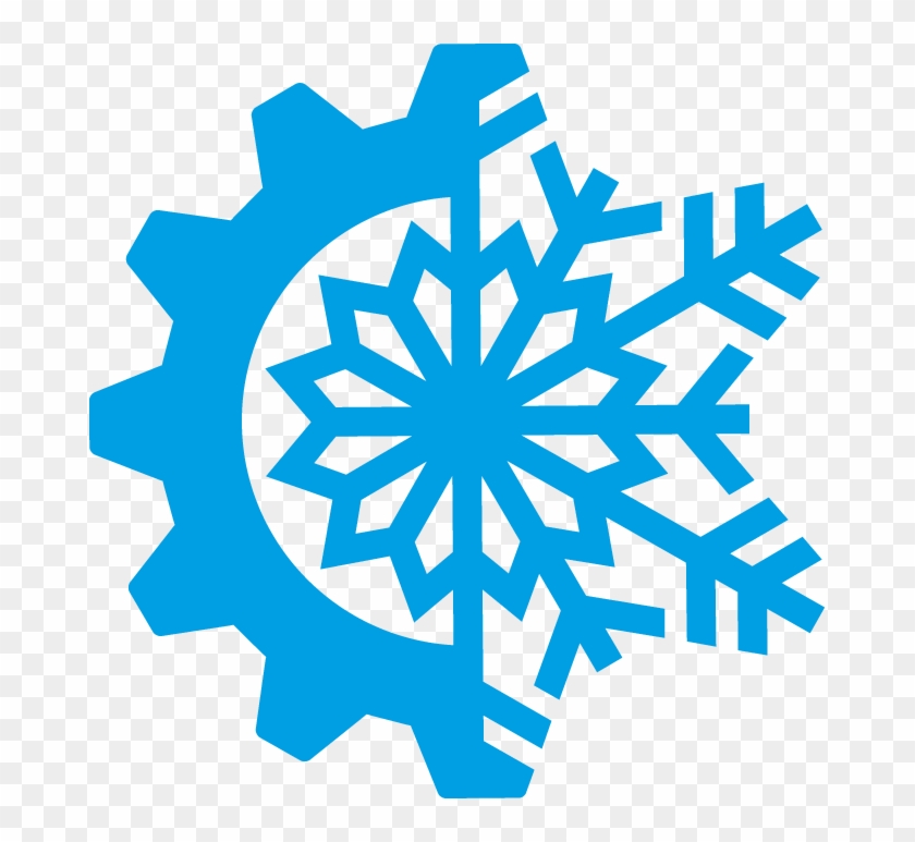 Download Hd Wallpapers Air Conditioner Logo - Snowflake Silhouette #398188