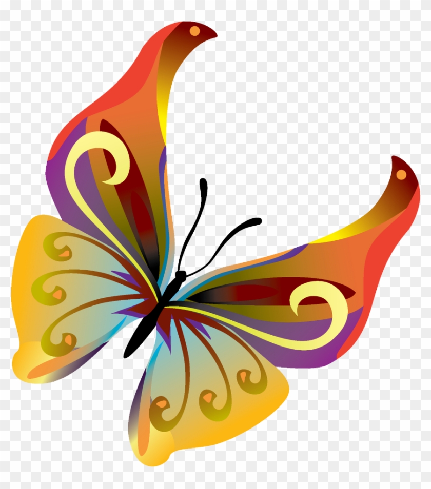 Butterflies Vector Png Transparent Image - Картинка На Прозрачном Фоне #398207