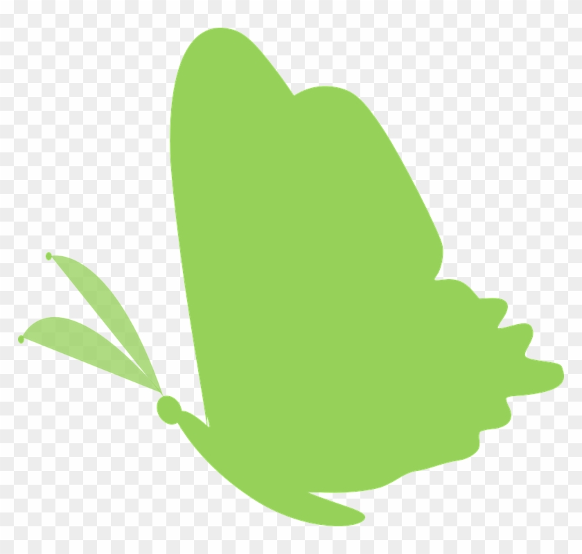 Green Butterfly Clipart - Green Butterfly Clip Art #398276