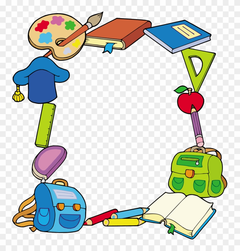 School Supplies Clipart Png 9 Clipart Station Design - School Objects #398318