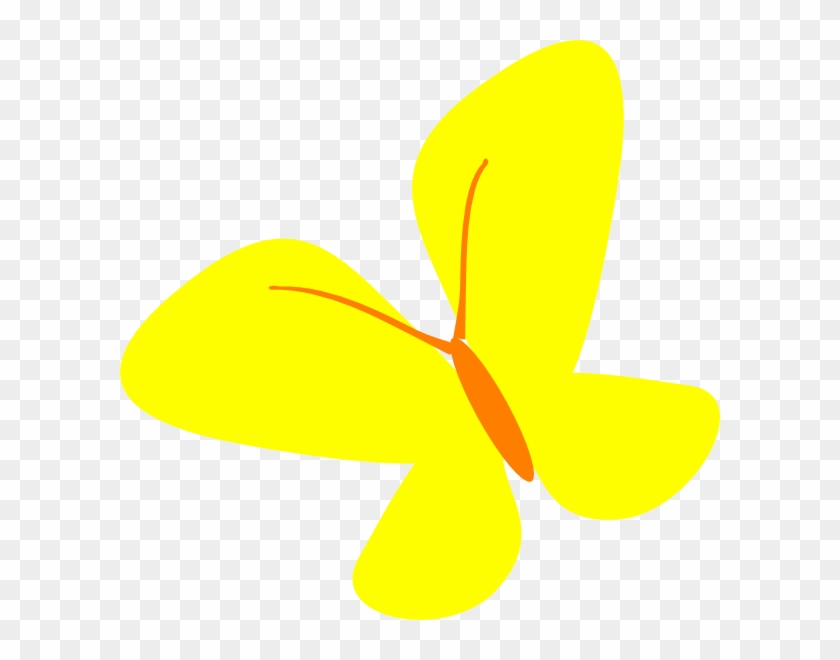 Yellow Butterfly Png - Clipart Butterfly Yellow Png #398356