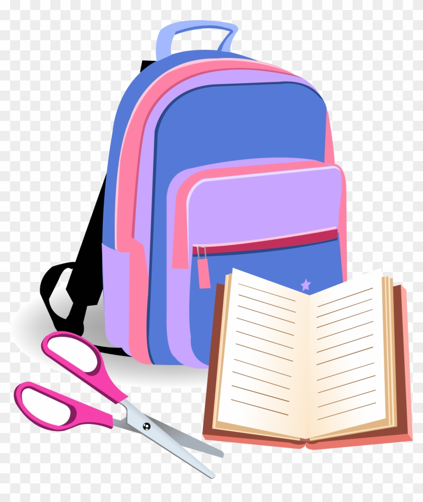 Backpack Bag School Clip Art - Satchel #398362