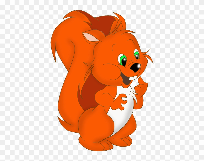 Squirrel Clipart - Red Squirrel Clipart #398395