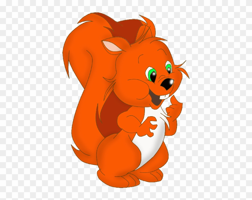Squirrel Clipart - Red Squirrel Clipart #398395