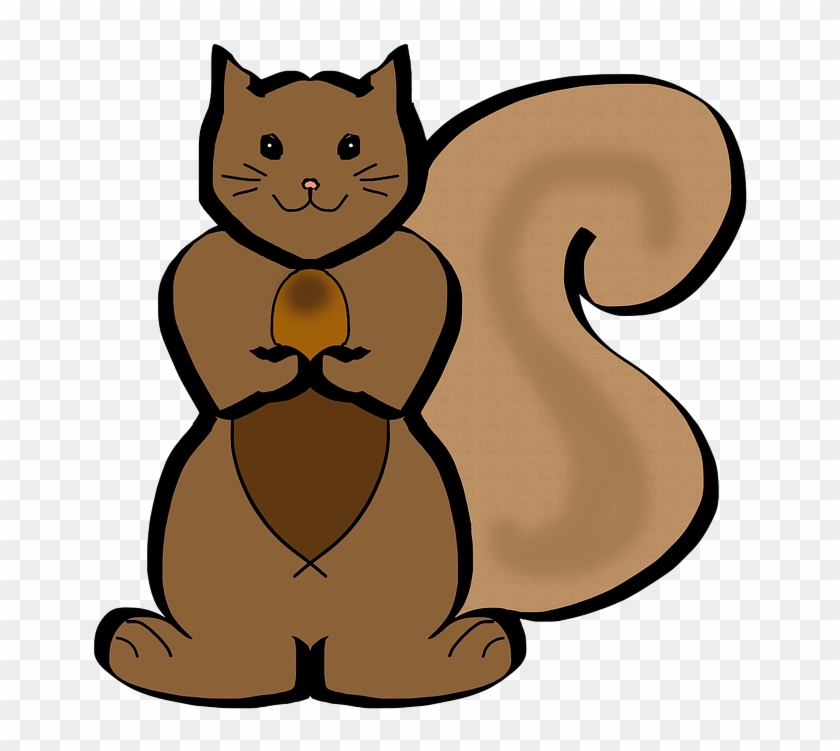 Animated Squirrel Clipart 13, - Cat #398440