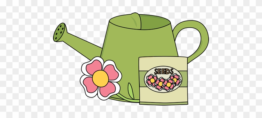 Watering Can Watering Seeds Clipart - Packet Of Seeds Clipart #398500