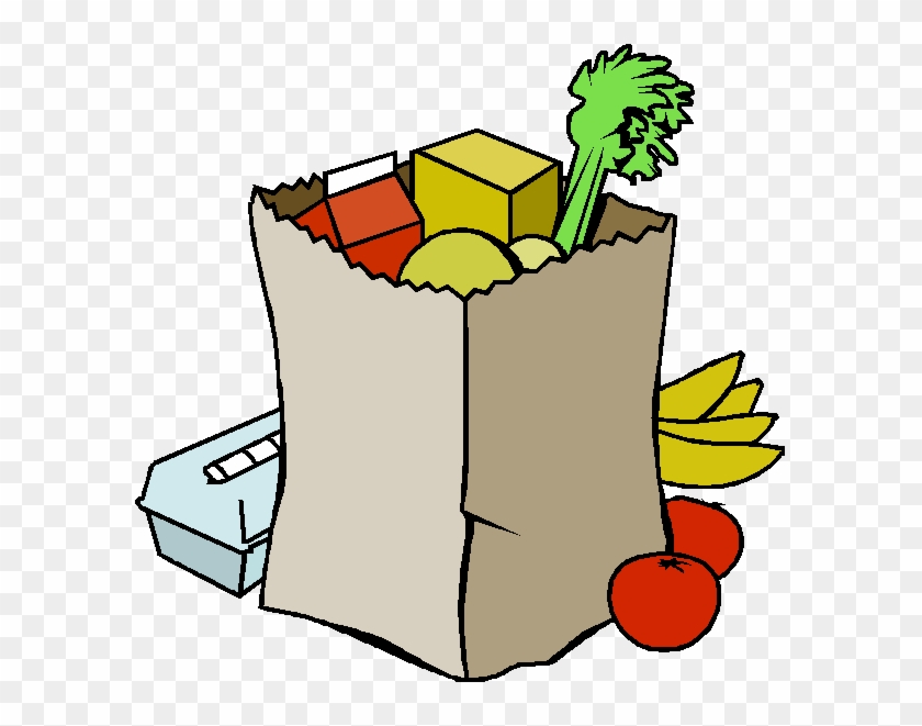 share clipart about Grocery-bag - Grocery Bag Of Food, Find more high quali...