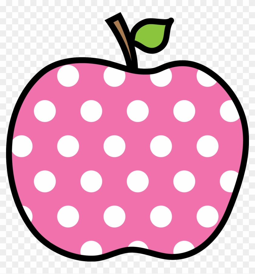 Que Te Como*✿* - Polka Dot Apple Clipart #398603