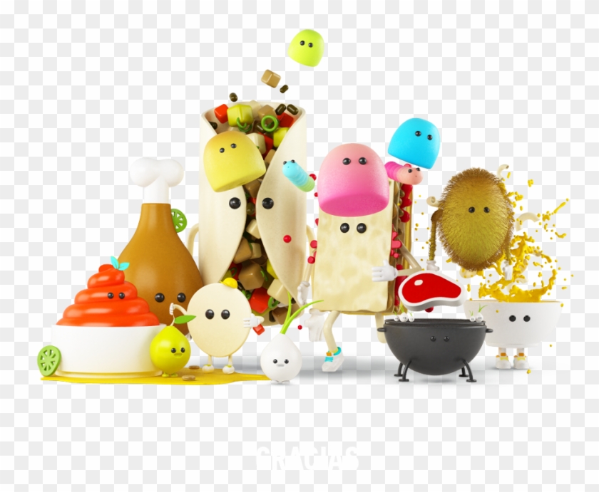 Food Characters On Behance - Baby Toys #398939