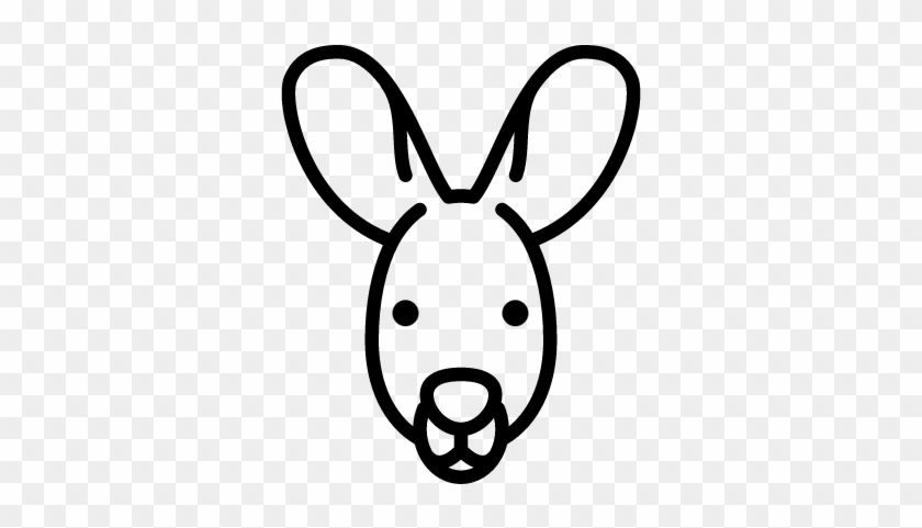 Kangaroo Head Vector - Kangaroo Head Png #398944