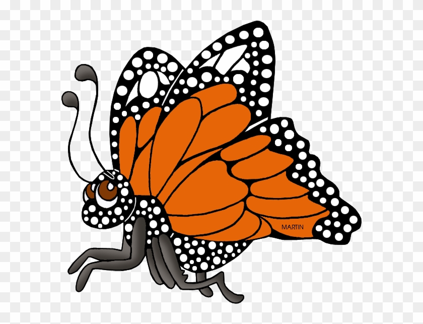 Free Clip Art By Phillip Martin - Clipart Animal Butterfly Cute #399024