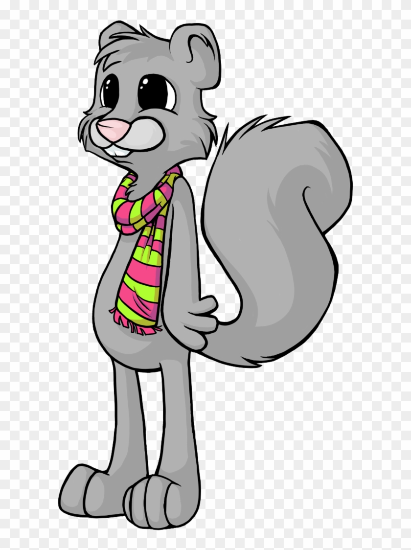 Cartoon Squirrel By Brooksle On Deviantart - Old Squirrel Cartoon - Free  Transparent PNG Clipart Images Download