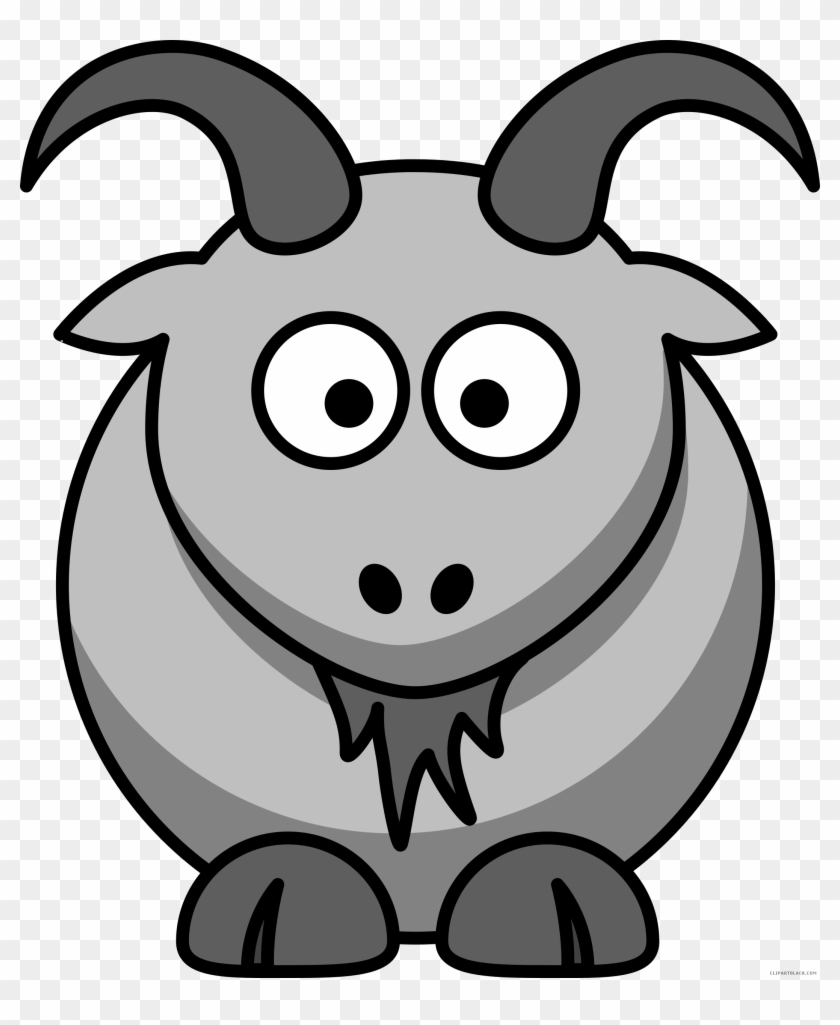 Cartoon Goat Clipart Clipartblack Com Goat Outline - Cartoon Animals #399145