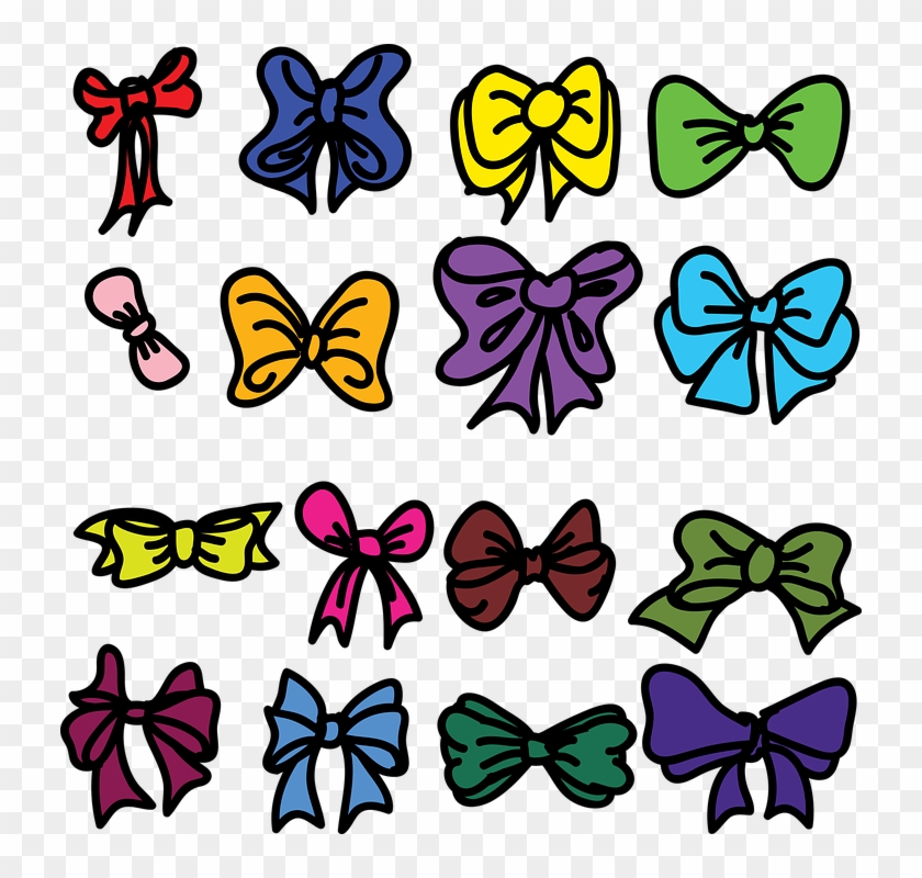 Butterfly Cartoon 20, - Bows Clipart #399163