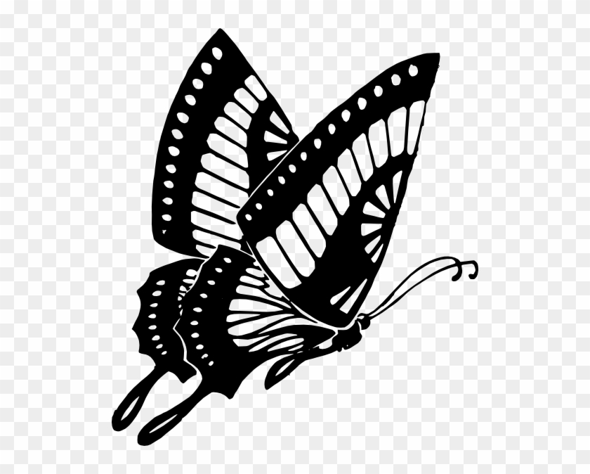 Butterfly Cartoon Clip Art Black And White - Butterfly Clipart Black And  White - Free Transparent PNG Clipart Images Download