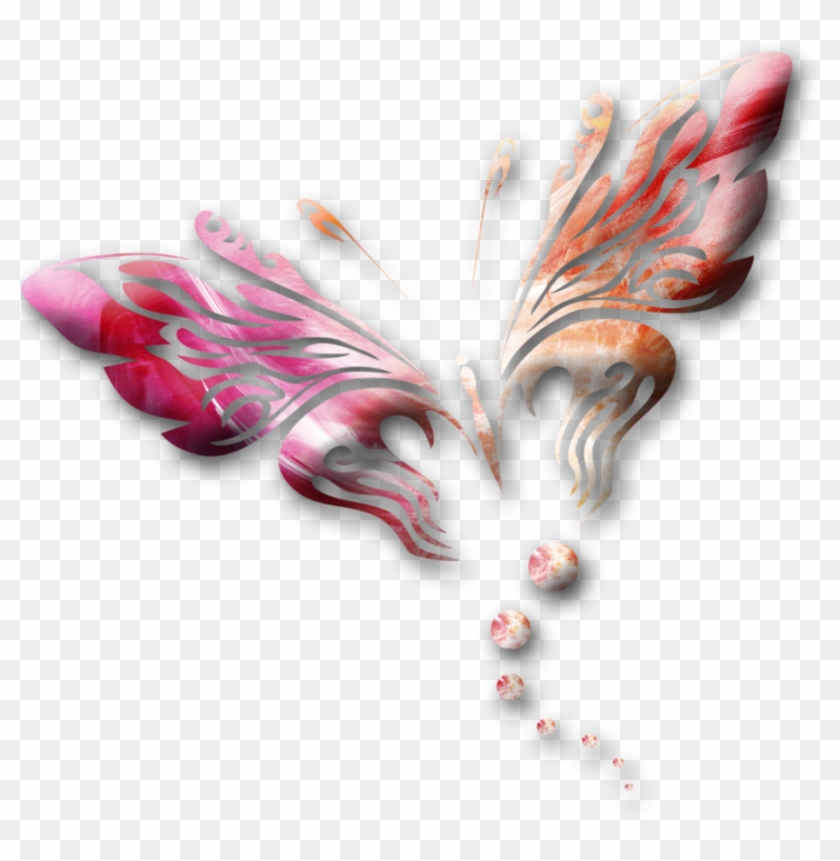 Pink Butterfly Clipart Png - Mariposa Png #399258
