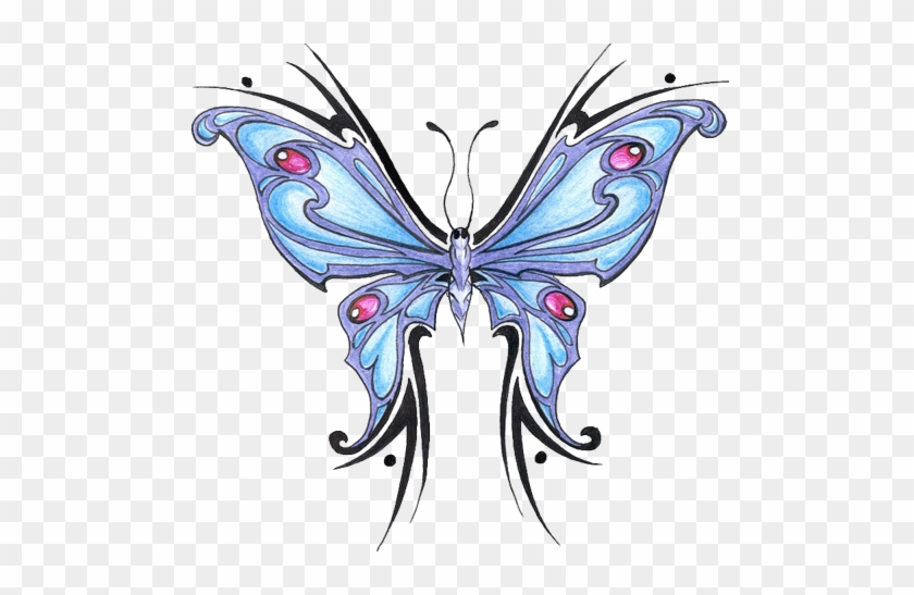 Butterfly Tattoo Designs Blue Png Pic 2 - Butterfly Tattoo Designs Png #399275