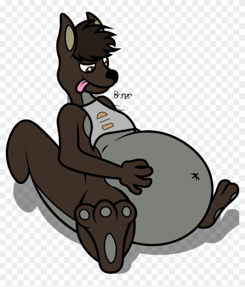 Me Kangaroo Form With A Big Fat Belly By Dingofan - Abdominal Obesity #399312