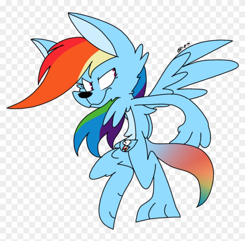 Rainbow Dash By Dizzee-toaster - Cartoon #399331