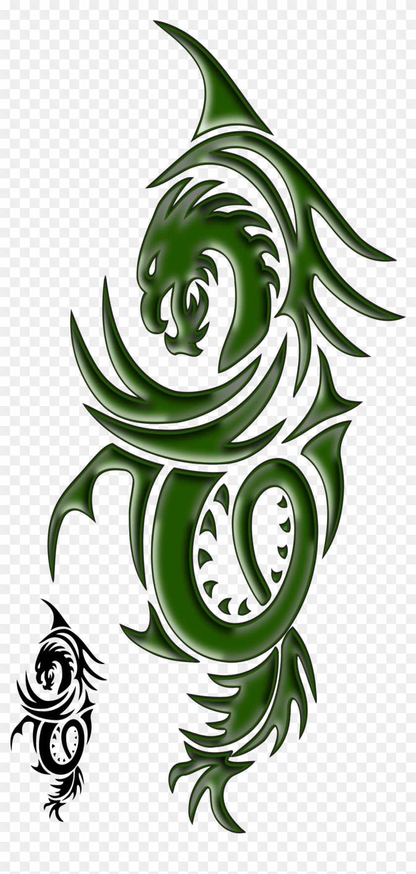 Download Png Image Report - Custom Green Dragon Shower Curtain #399345