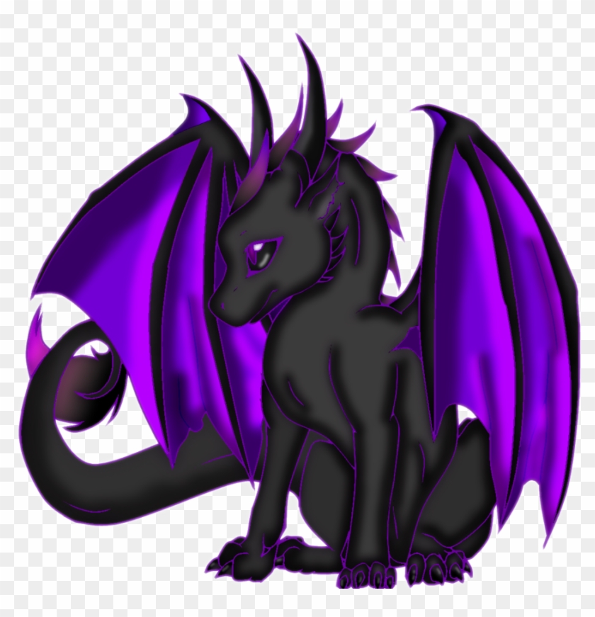 Shadow Dragon New By Miyofox - Chibi Shadow Dragon #399514