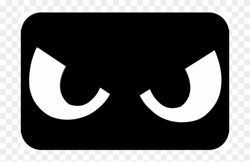 Pin Angry Eyes Clipart - Black And White Angry Eyes #399593