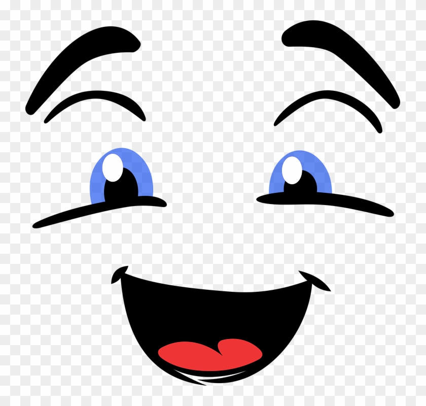 Angry Eyebrows Cliparts 8, - Transparent Happy Face Png #399607