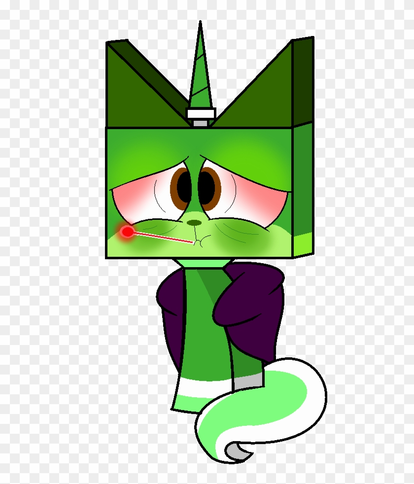 Sick Kitty By Pinksterrainbowpie On Clipart Library - Pinksterrainbowpie  Unikitty - Free Transparent PNG Clipart Images Download