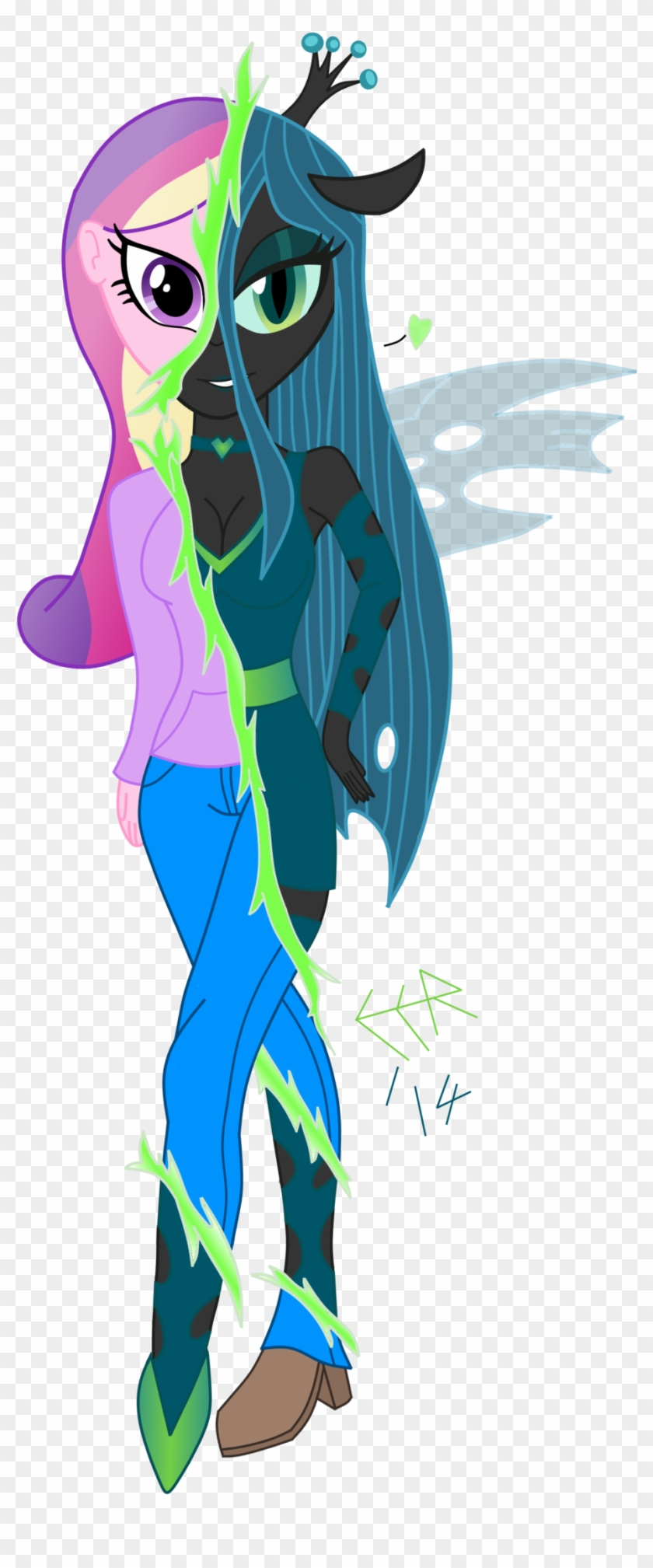 Queen Chrysalis, Equestria Girls Style By E E R - Queen Chrysalis Equestria Girls #399691