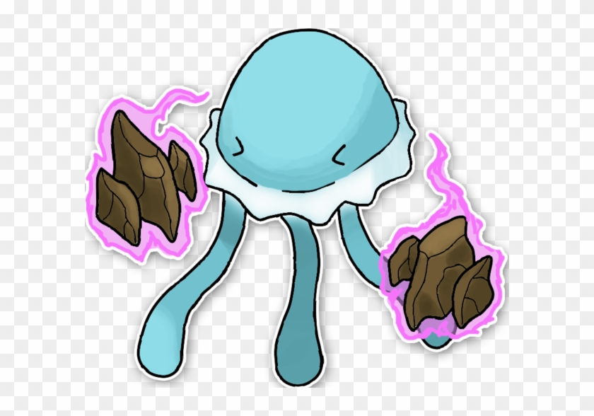 Agilly, The Psychic Jellyfish Fakemon By Xxdeviouspixelxx - Jellyfish Fakemon #399840