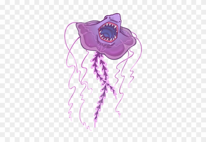 Great White Jelly Fish - Illustration #399880