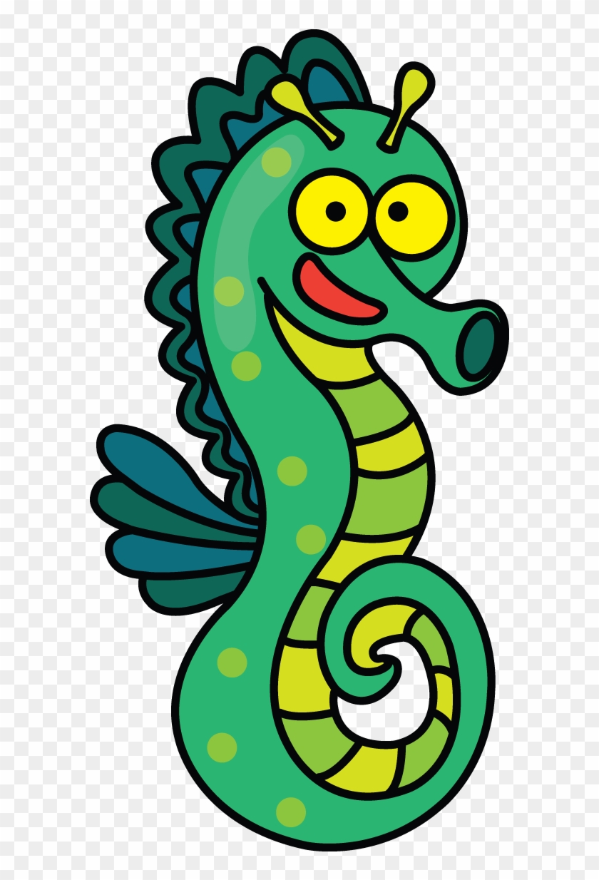 Seahorse Drawing Tutorial - Draw Seahorse #399884