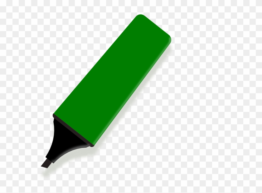 Marker Green Clip Art - Marker Clip Art #399892