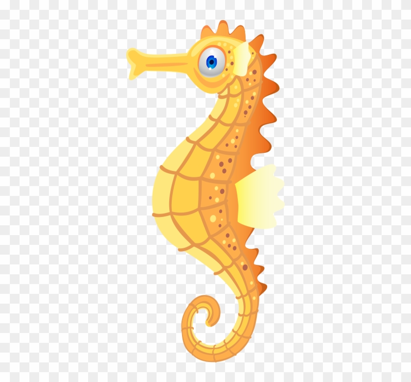 Seahorse Hippocampus Animal Clip Art - Seahorse #399906