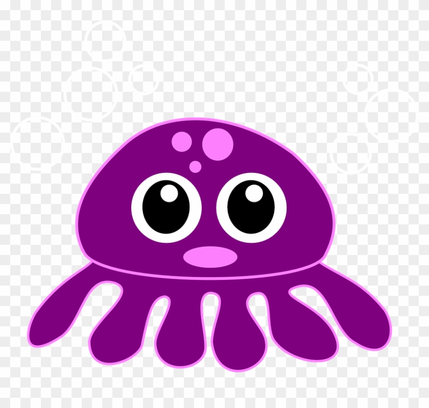 Cartoon Jellyfish Pictures 28, Buy Clip Art - Cute Octopus Png #399909