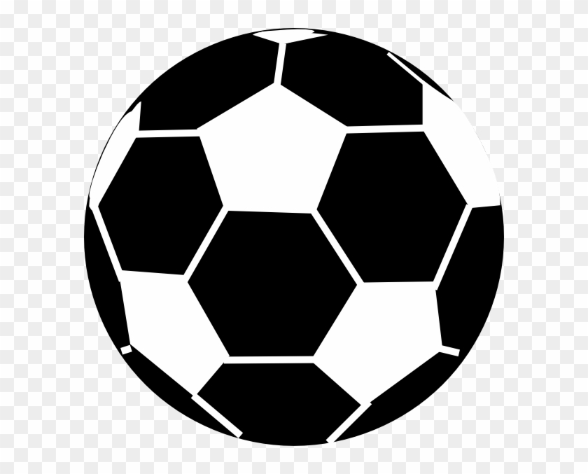 Black And White Soccer Ball Clip Art - Black And White Soccer Ball #399947