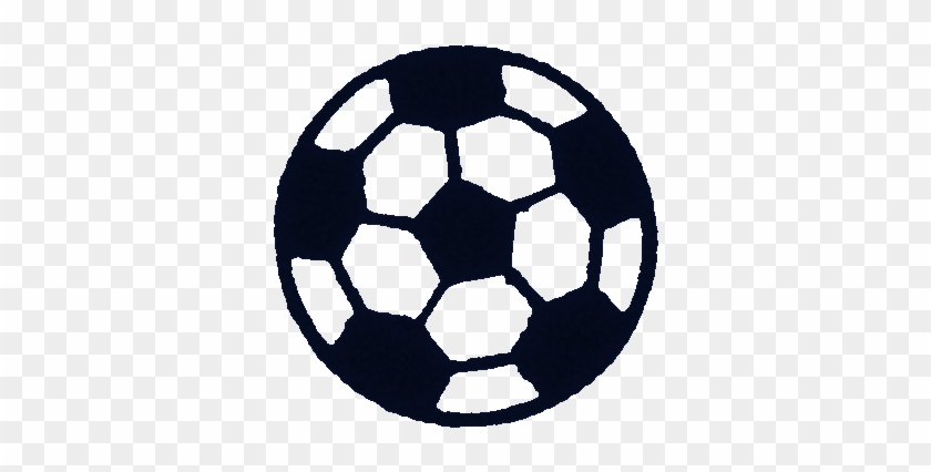 Outline - Navy - Soccer Ball With Crown #399950