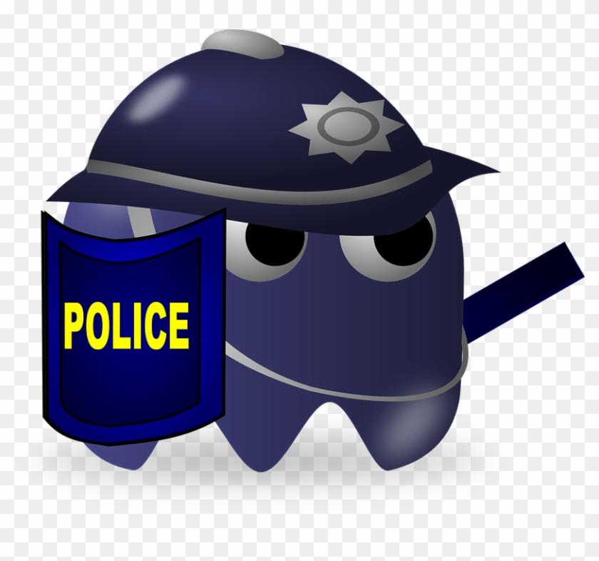 Funny Police Cliparts - Pacman Police #400124